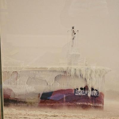 "Gott in Ice" Signed Photograph by Jack Rendulich (DR-DW)