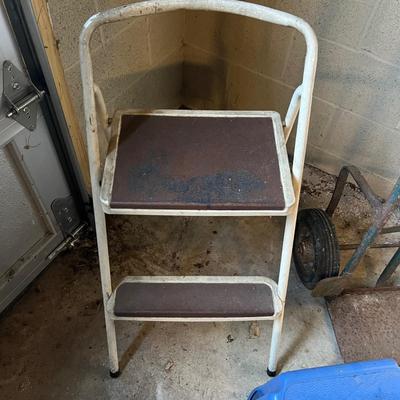 Hand Truck W/Non-Pneumatic Tires & Step Stools (G-RG)