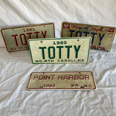 1980â€™s North Carolina License Plates (K-RG)