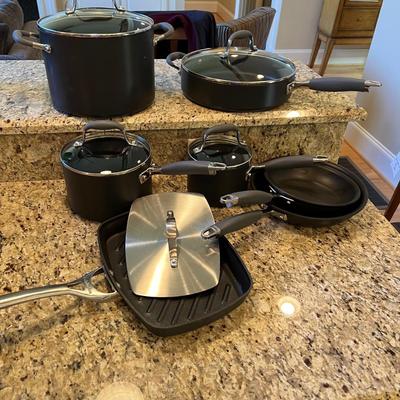 Ten Piece Set of Anolon Nonstick Cookware and More (K-MK)