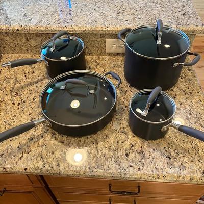 Ten Piece Set of Anolon Nonstick Cookware and More (K-MK)