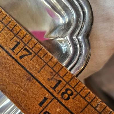 Mappin & Webb Silver plated serving Butler Tray 18" x 12"