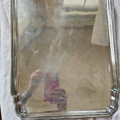 Mappin & Webb Silver plated serving Butler Tray 18" x 12"