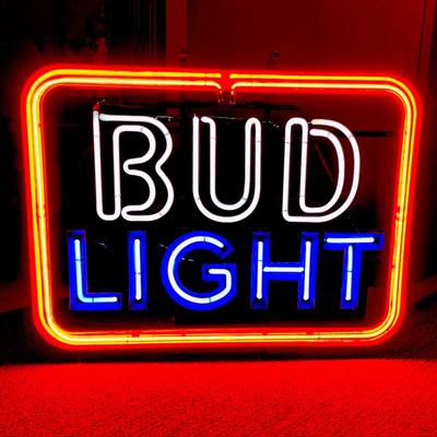 Vintage Bud Light Neon Sign beer advertisement