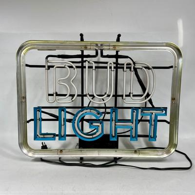 Vintage Bud Light Neon Sign beer advertisement