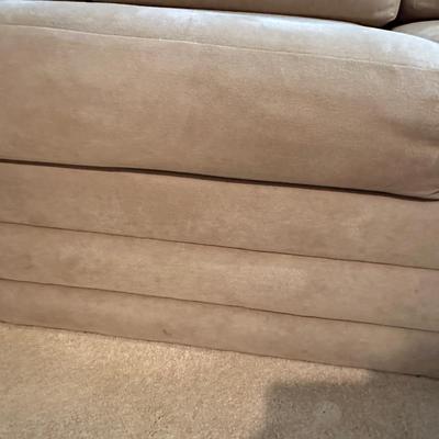 Large custom sectional hardly used with sleeper sofa