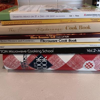 Variety of cookbooks - Microwave cooking - Better Homes - Diabetes - and others