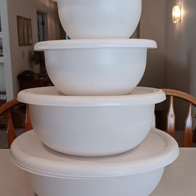 Sterilite Nesting food storage containers with lids