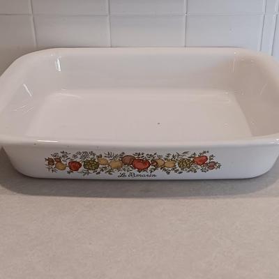 Lasagna for dinner please! Corning ware lasagna pan with 4 Pasta Naturale pasta bowls