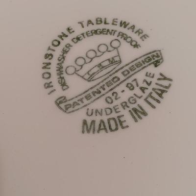 Lasagna for dinner please! Corning ware lasagna pan with 4 Pasta Naturale pasta bowls