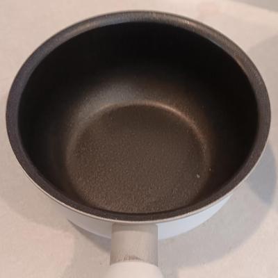 White T-fal cookware Skillet and saucepans