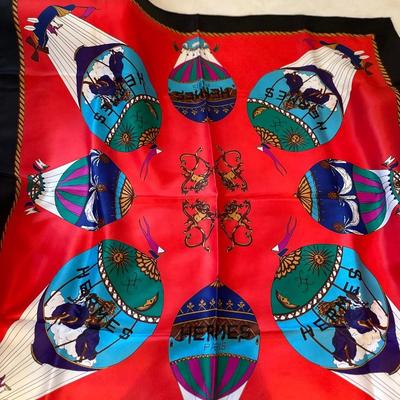 Gorgeous Hermes scarf (unable to certify authenticity)