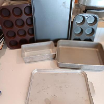 Bakeware - cookie sheets - cupcake pans -Bread pan and more