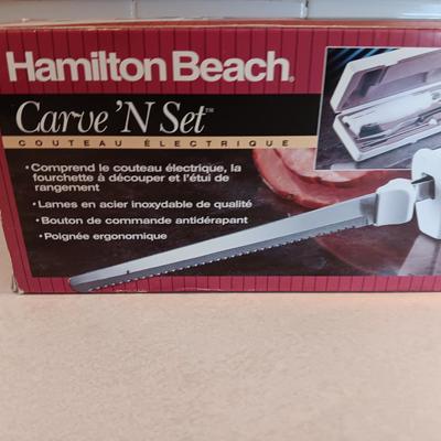 Hamilton Beach Carve n ' set Electric knife