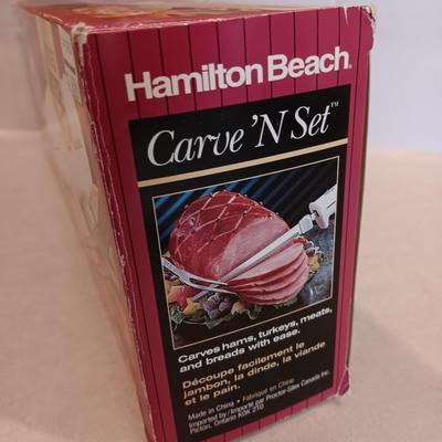 Hamilton Beach Carve n ' set Electric knife