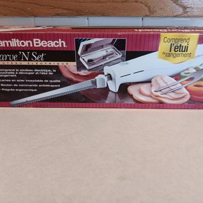 Hamilton Beach Carve n ' set Electric knife