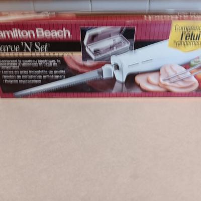 Hamilton Beach Carve n ' set Electric knife