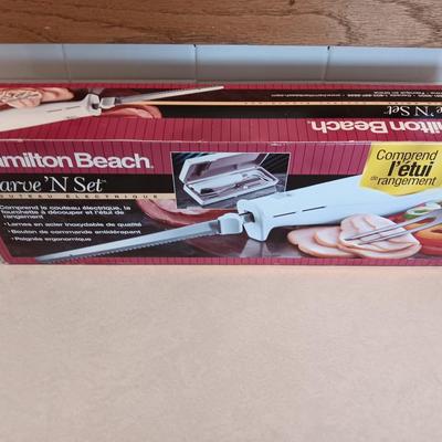 Hamilton Beach Carve n ' set Electric knife