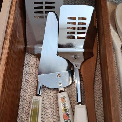 Kitchen utensils - pizza cutter - whisks - serving and cooking utensils and more
