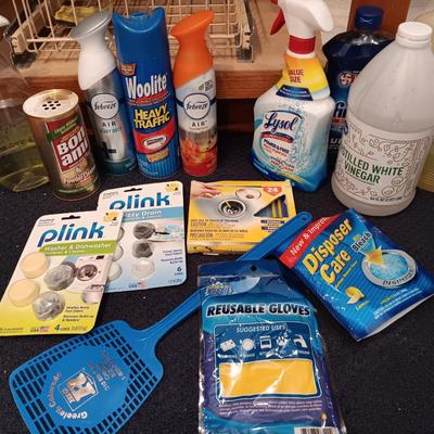 Used cleaning items - partially full