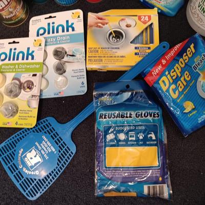 Used cleaning items - partially full