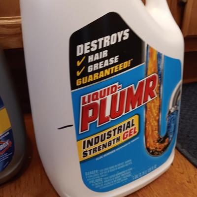 Two jugs of Liquid Plumr