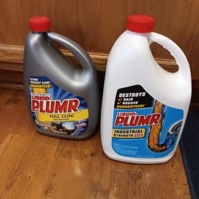 Two jugs of Liquid Plumr