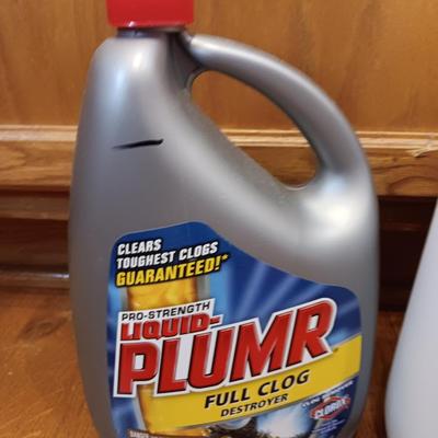 Two jugs of Liquid Plumr