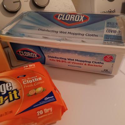 Swiffer dusting tools - Handi wipes - Clorox wipes and more