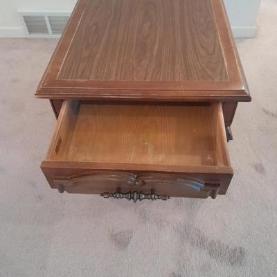 Nice Peters Revington by Mahasco One drawer two-tiered end table