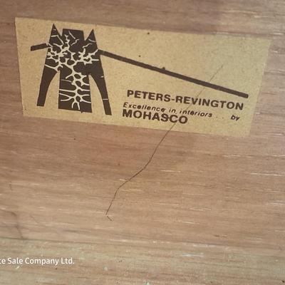 Nice Peters Revington by Mahasco One drawer two-tiered end table