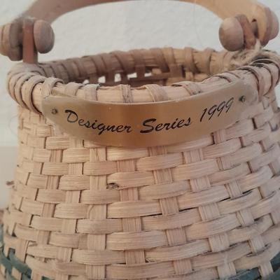 Two Karen Traub Original Basket Market art baskets