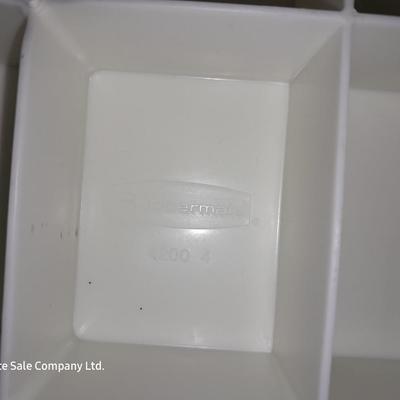 Folding two - step Tricam brand stool and a nice plastic one step stool