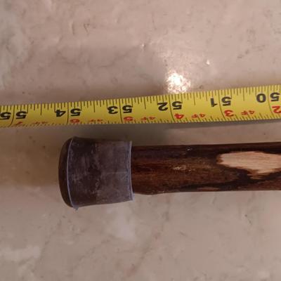 Wooden cane and wood Brazos walking stick