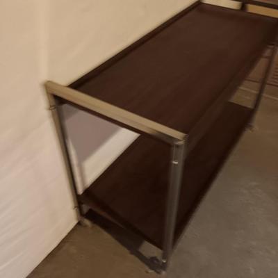 Vintage retro rolling TV cart