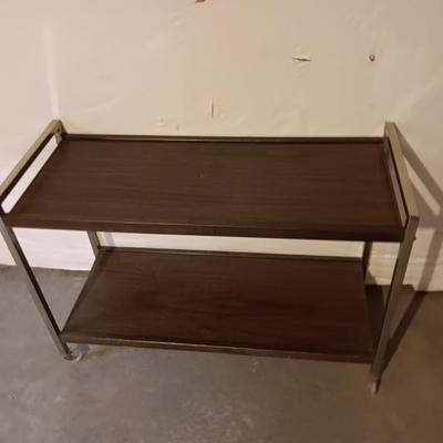 Vintage retro rolling TV cart