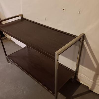 Vintage retro rolling TV cart
