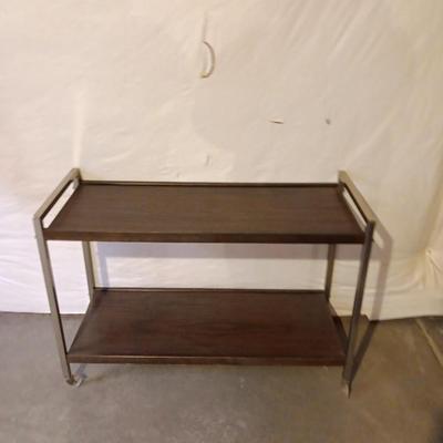 Vintage retro rolling TV cart