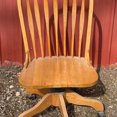 Wooden Office Chair