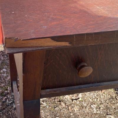 Vintage Library Table