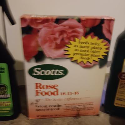 Garden and houseplant fertilizer - bug spray - flowerpots - and more