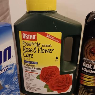 Garden and houseplant fertilizer - bug spray - flowerpots - and more