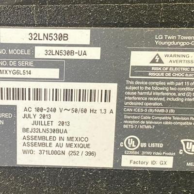 LG 32â€ TV