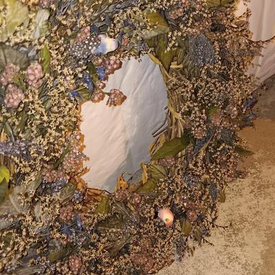 Easter decorations -Rabbit figures - wreaths - faux flowers and more