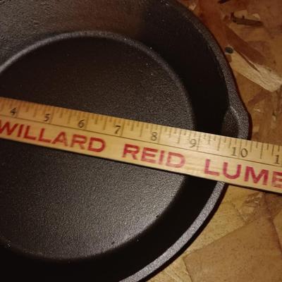 10" Cast Iron skillet with digital BBQ fork
