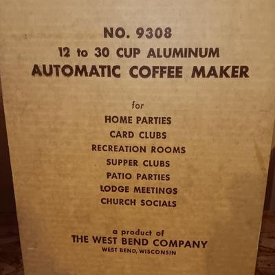 Complete No. 9308 12 to 30 cup Aluminum Automatic Coffee maker