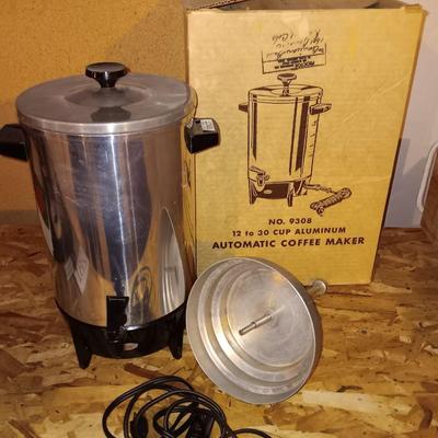 Complete No. 9308 12 to 30 cup Aluminum Automatic Coffee maker