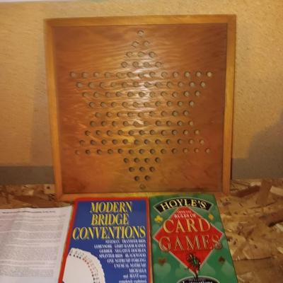 Jack Daniels Gentleman's Cribbage board with Chinese checkers board and two card books