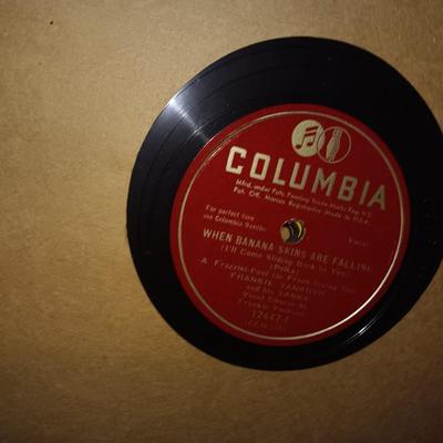 Five record Album books mostly full of vinyl records