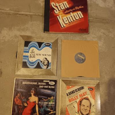 Vintage 33 Vinyl albums - Billy May - Stan Kenton - and more